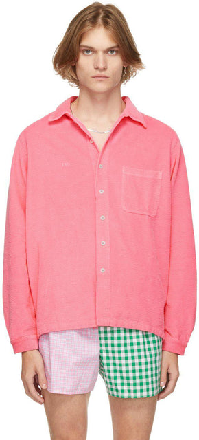 ERL Pink Corduroy Shirt - Chemise côtelé rose erl - ERL 핑크 코듀로이 셔츠