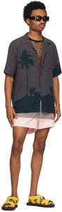 Dries Van Noten Pink Cotton Jersey Shorts