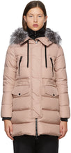 Moncler Pink Down Aphroti Coat