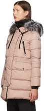 Moncler Pink Down Aphroti Coat