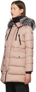 Moncler Pink Down Aphroti Coat