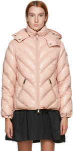 Moncler Pink Down Brouel Coat