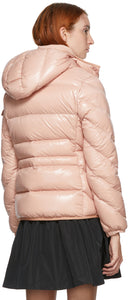 Moncler Pink Down Brouel Coat