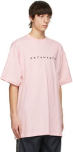 VETEMENTS Pink Friendly Logo T-Shirt