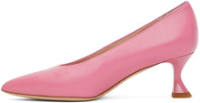 Moschino Pink Icing Logo Heels