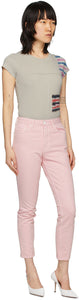 Grlfrnd Pink Karolina Jeans - Jean Karolina rose grlfrnd - GRLFRND 핑크 카롤리나 청바지