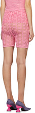 Paula Canovas Del Vas Pink Knitted Shorts