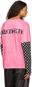 Vyner Articles Pink Lauri Skater Long Sleeve T-Shirt