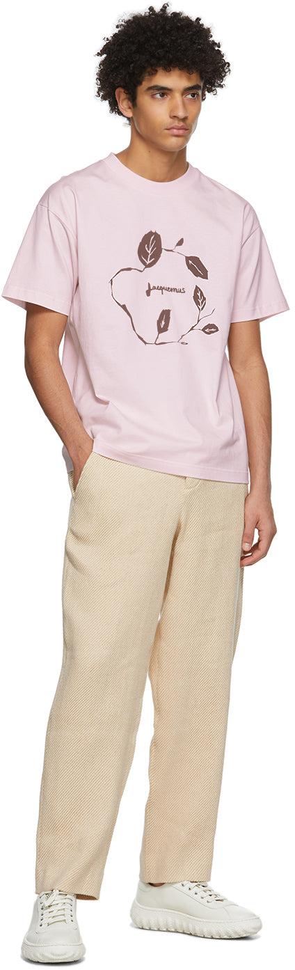 Jacquemus Pink 'Le T-Shirt Jean' T-Shirt