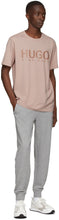 Hugo Pink Logo T-Shirt