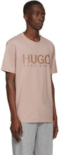 Hugo Pink Logo T-Shirt
