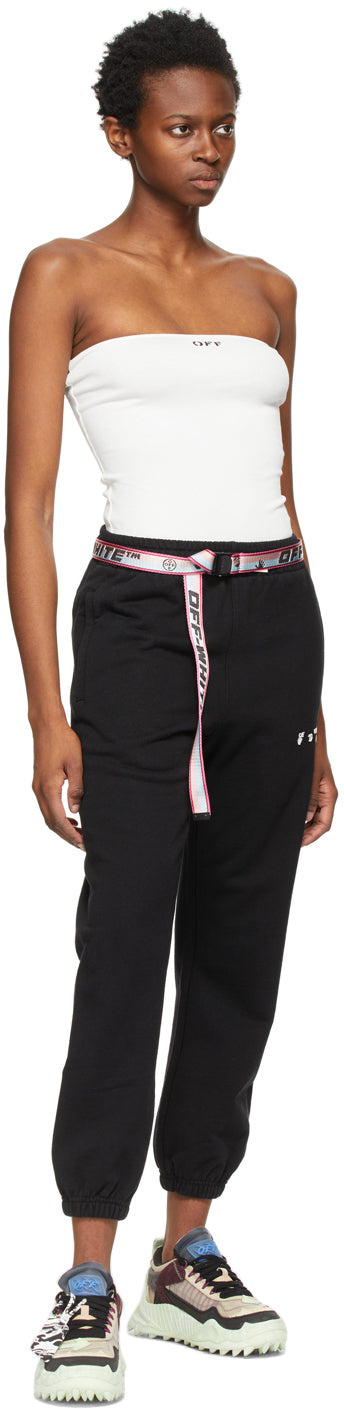 Off-White Pink Mini New Logo Industrial Belt