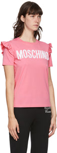 Moschino Pink Ruffle T-Shirt
