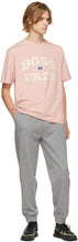 Boss Pink Russell Athletic Edition Logo T-Shirt