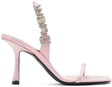 Alexander Wang Pink Satin Ivy Heeled Sandals - Alexander Wang Rose Satin Satin Ivy Sandales à talons - 알렉산더 왕 핑크 새틴 아이비 힐 샌들