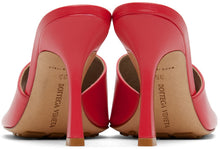 Bottega Veneta Pink Stretch Heeled Sandals