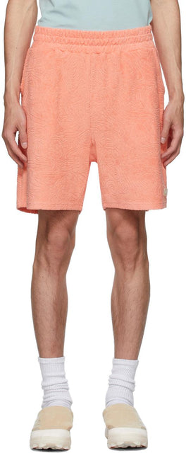 032c Pink Terrycloth Topos Shorts - 032C TerryCloth rose Topos shorts - 032c 핑크 테리 스텁 토포스 반바지