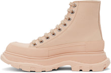 Alexander McQueen Pink Tread Slick Platform High Sneakers