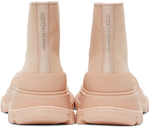 Alexander McQueen Pink Tread Slick Platform High Sneakers