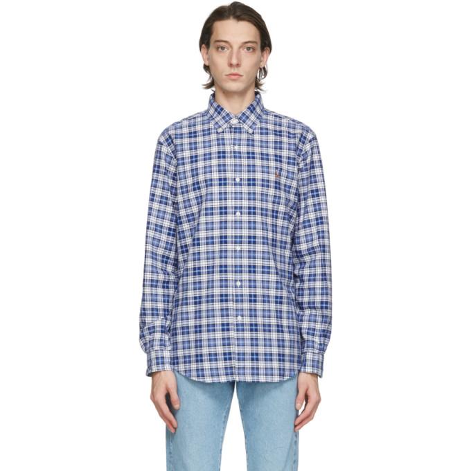 Polo Ralph Lauren Blue Oxford Plaid Shirt