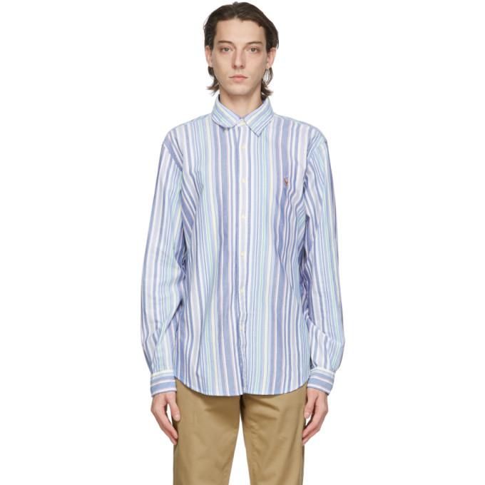 Polo Ralph Lauren Blue Striped Classic Fit Shirt