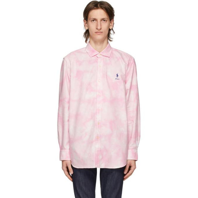 Polo Ralph Lauren Pink and White Laguna Shirt