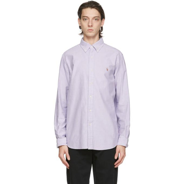 Polo Ralph Lauren Purple Oxford Iconic Shirt