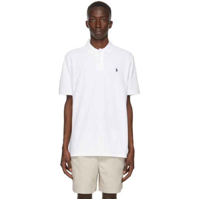 Polo Ralph Lauren White Mesh Classic Polo
