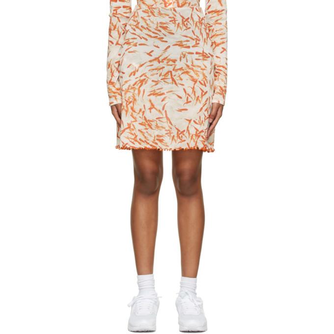 PRISCAVera White A-Line Briefs Skirt