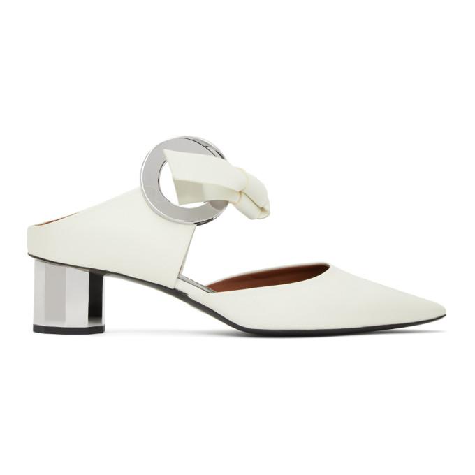 Proenza Schouler White Grommet Heels BlackSkinny