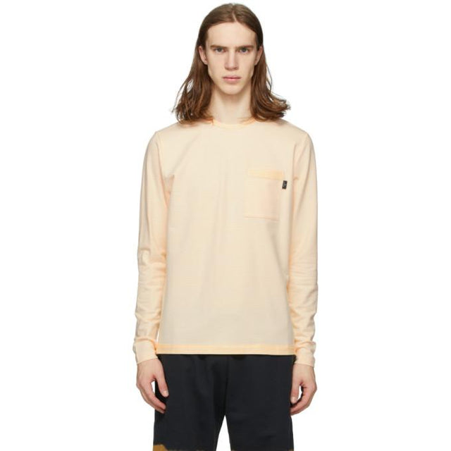 PS by Paul Smith Orange and White Stripe Sweatshirt