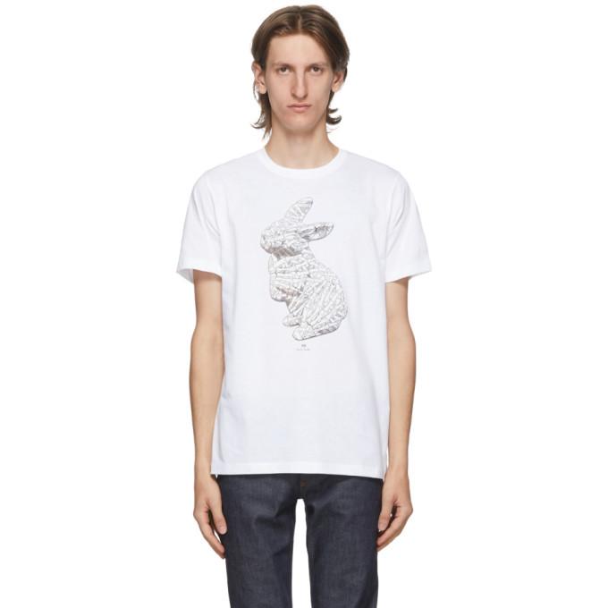 PS by Paul Smith White Rabbit Bones T-Shirt