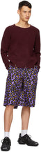 Comme des GarÃ§ons Homme Plus Purple Animal Shorts