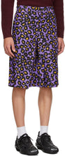 Comme des GarÃ§ons Homme Plus Purple Animal Shorts