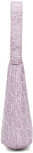 BY FAR Purple Croc Baby Amber Bag