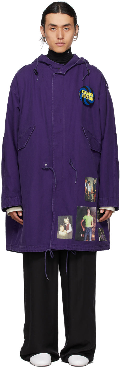 ジャケット・アウター RAF SIMONS 21SS MEDIUM LENGTH PARKA Jackets RAF SIMONS Medium Length Parka Navy (211-M710A-10080-0043