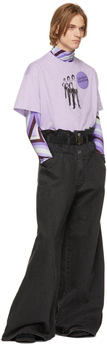 Raf Simons Purple 'Question Everything' T-Shirt