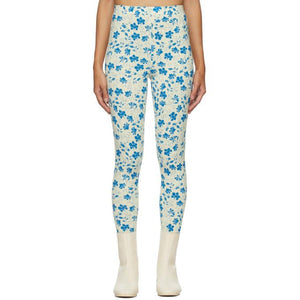 Pushbutton SSENSE Exclusive Yellow and Blue High Rise Leggings