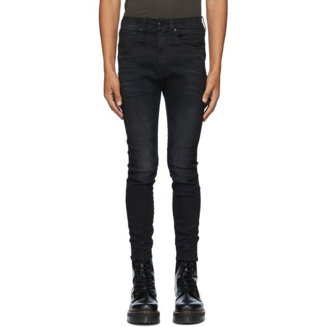 R13 Black Drop Jeans