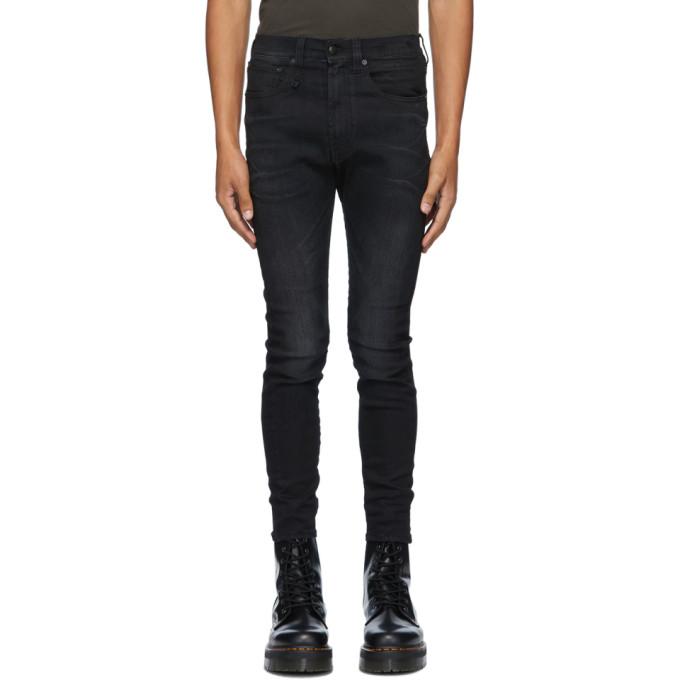 R13 Black Drop Jeans