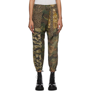 R13 Multicolor Camo Utility Drop Trousers