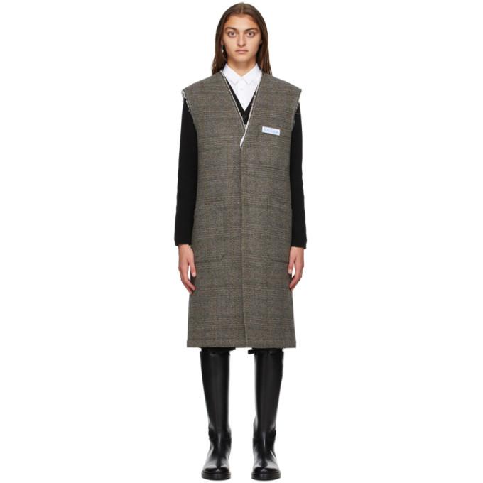 Raf Simons Black Wool Sleeveless Labo Coat – BlackSkinny