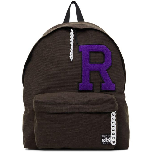 Raf Simons Brown Eastpak Edition R Patch Pakr Backpack