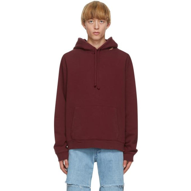 Raf Simons Burgundy Nevada Hoodie