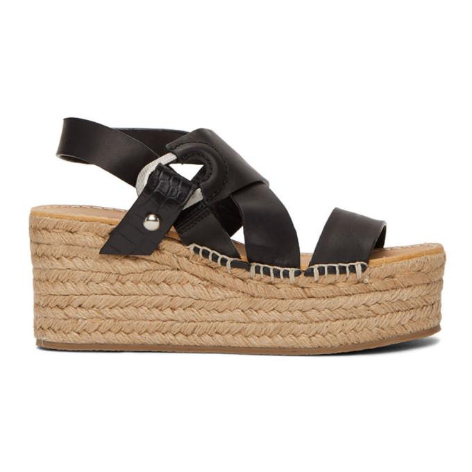 rag and bone Black August Platform Espadrilles