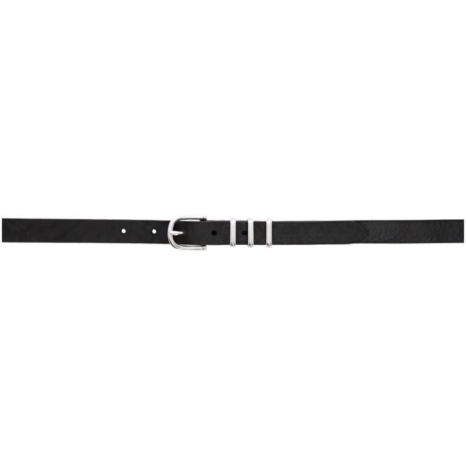 rag and bone Black Jet Belt