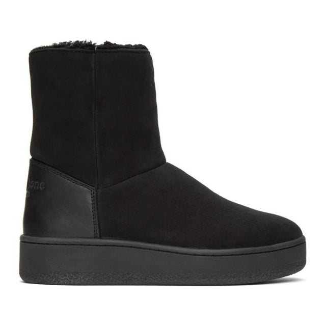 rag and bone Black Shearling Oslo Boots