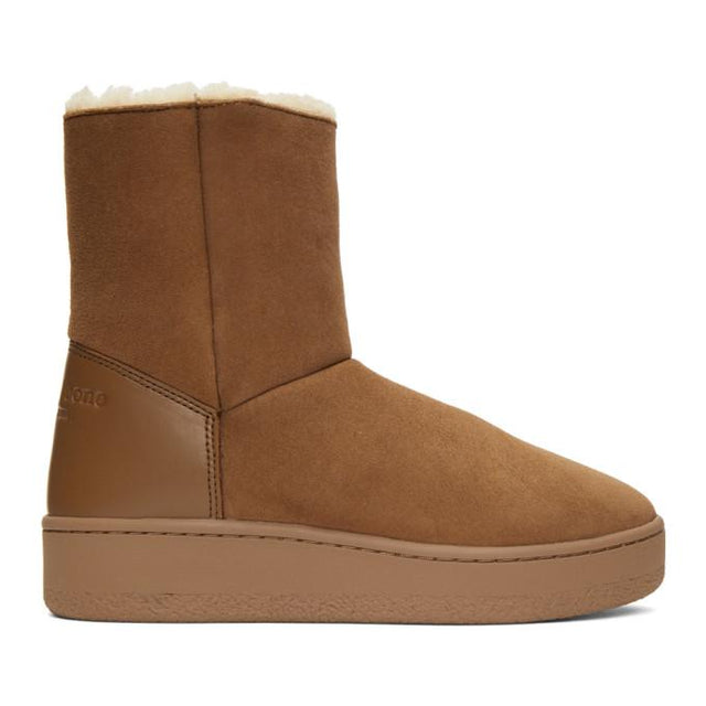 rag and bone Brown Shearling Oslo Boots