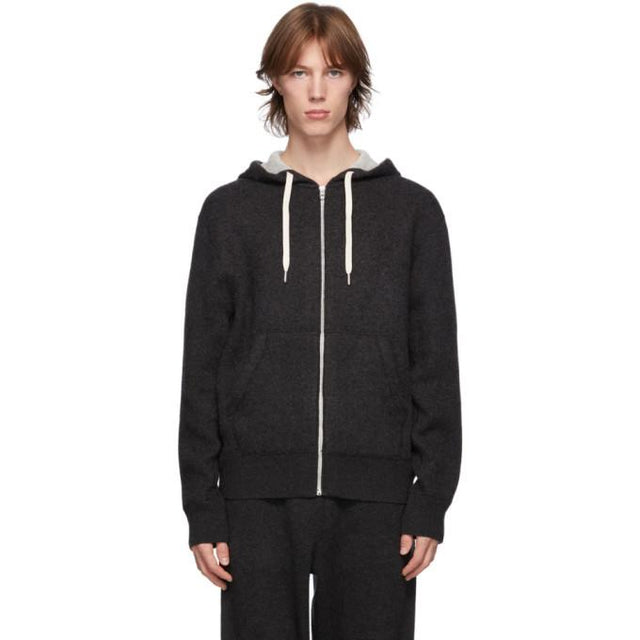 rag and bone Grey Cashmere Venture Hoodie