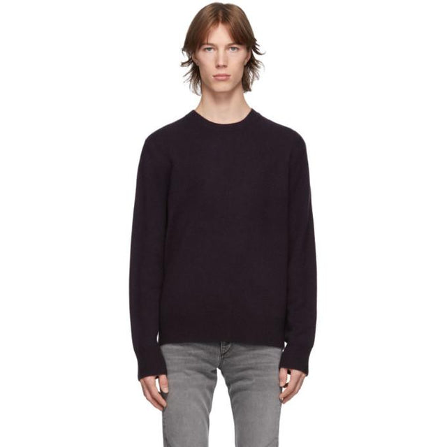 rag and bone Purple Cashmere Haldon Sweater
